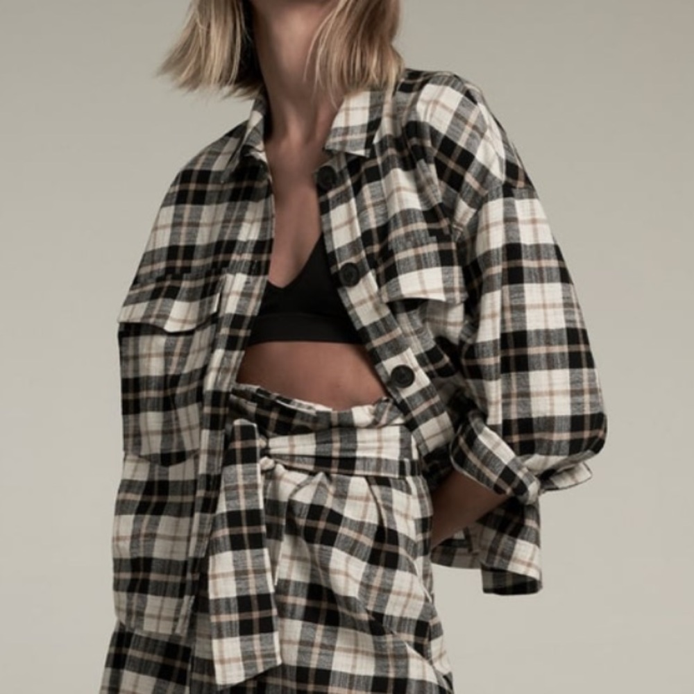 ZARA plaid overshirt